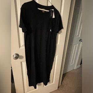 Polo Ralph Lauren NWT black t-shirt dress